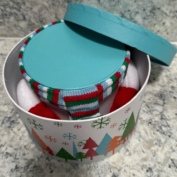 Mrs. Fields Snowman ⛄️ Stacking Box Set.  Knit details.  Collectible. X-Mas. - Picture 4 of 6